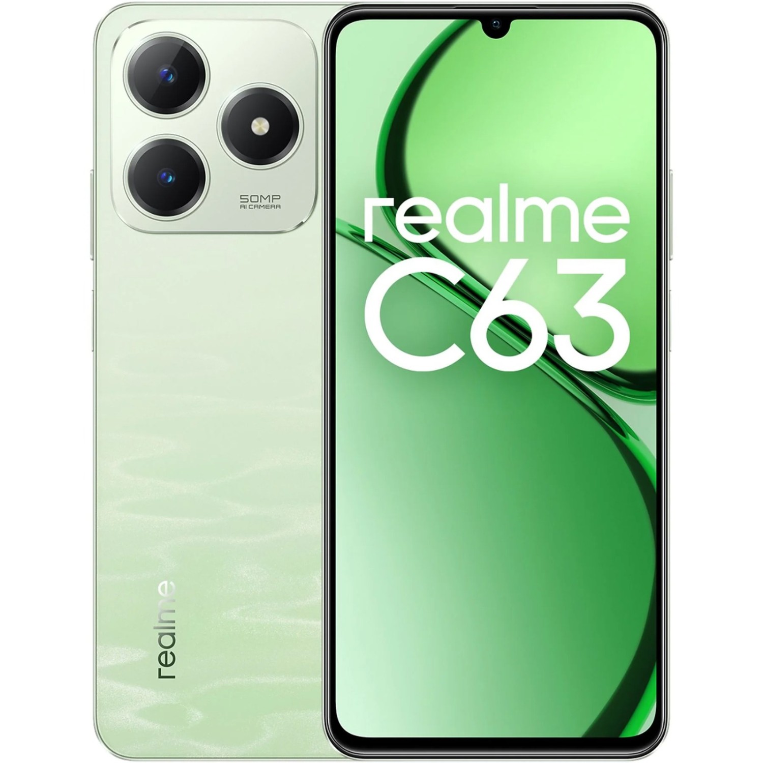 Vendita online Telefonia Realme C63 8+256GB Verde costo  139,99 €  spedizione in 24h-48h pagmamento PayPal Contrassegno