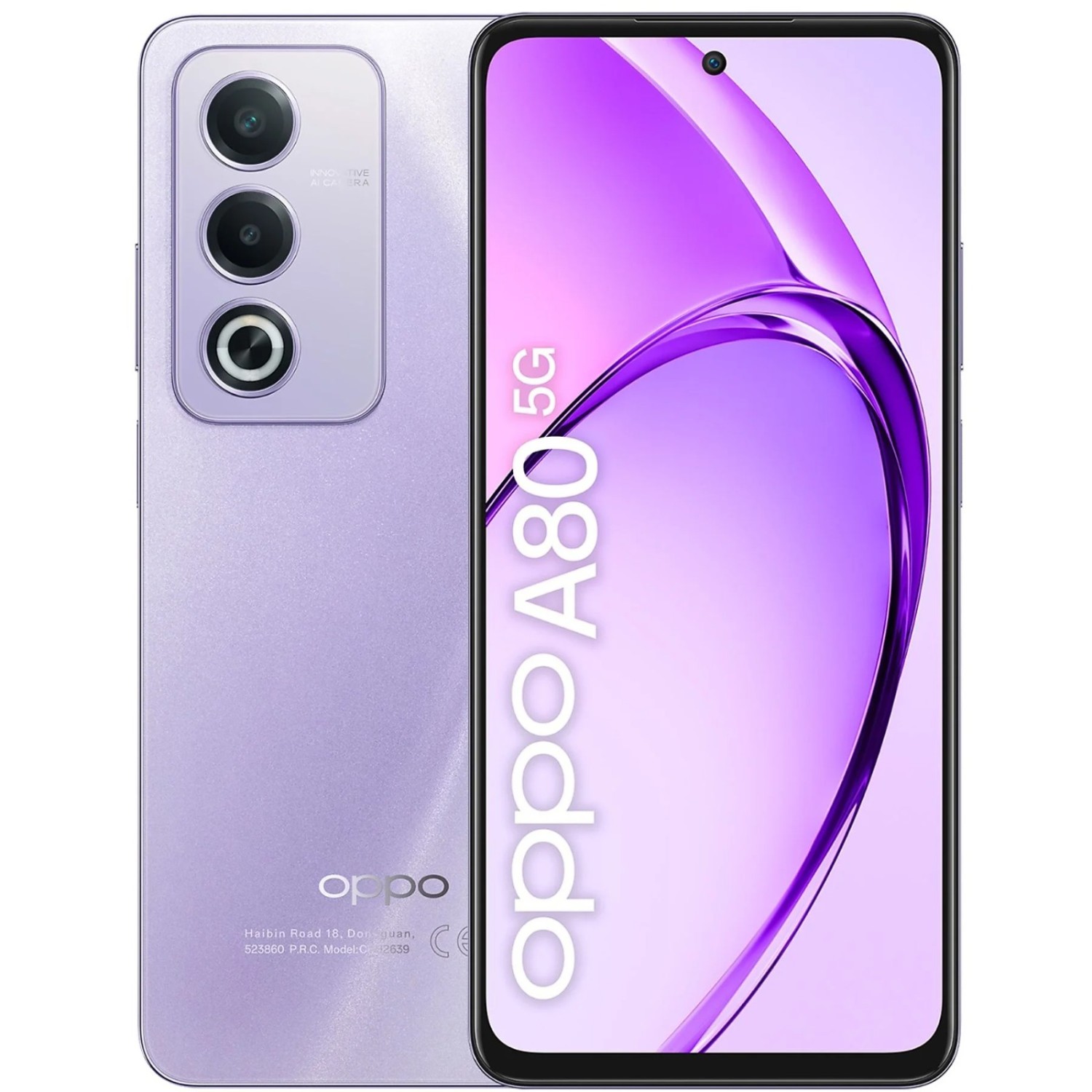 Vendita online Telefonia Oppo A80 5G 256GB Purple costo  174,99 €  spedizione in 24h-48h pagmamento PayPal Contrassegno